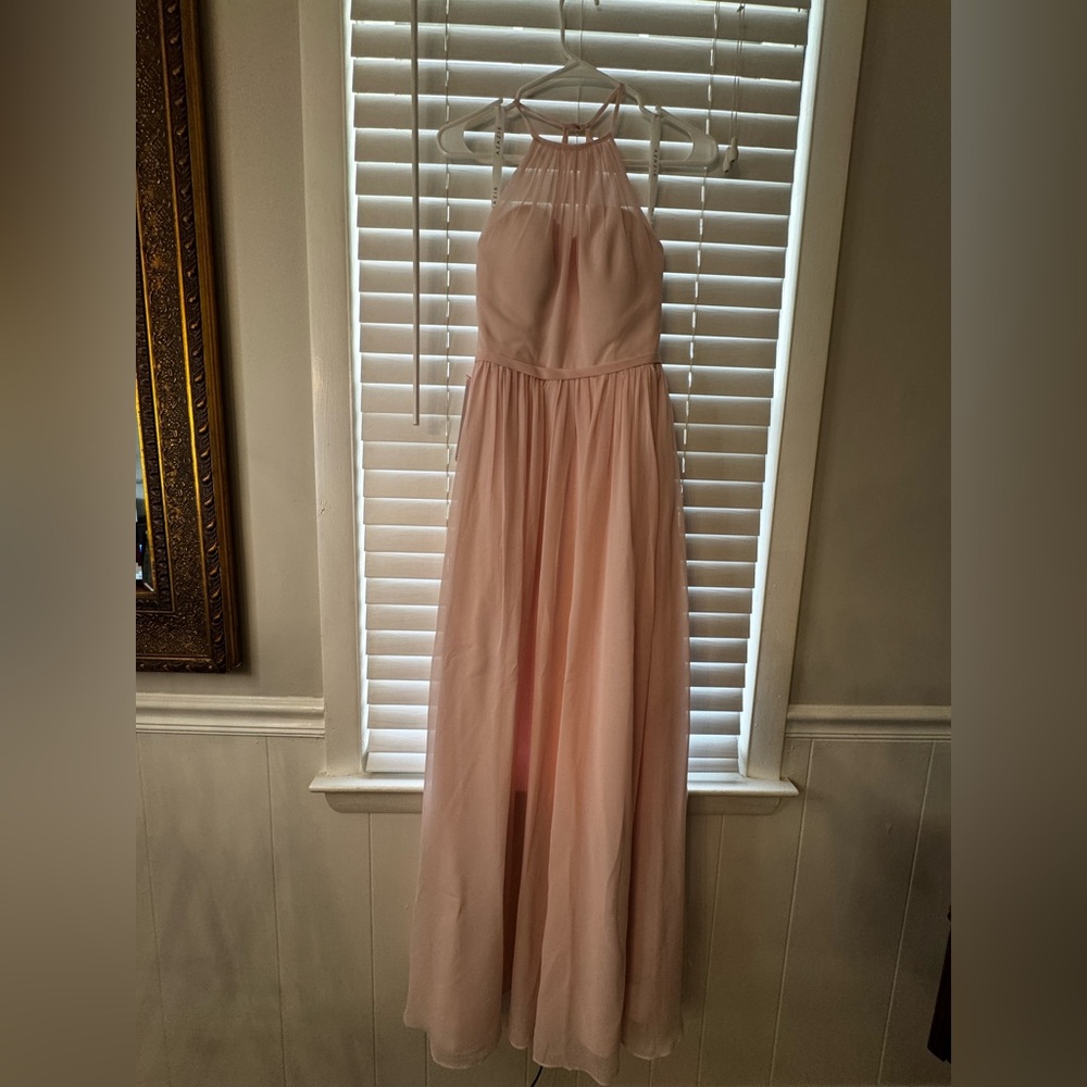 NWT Azazie Blushing Pink Gown